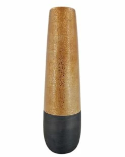 Large Gaia Gold & Black Bullet Vase -Ideal Shop 4173dd01 8e5b 4c20 b634 b2a5a669a997