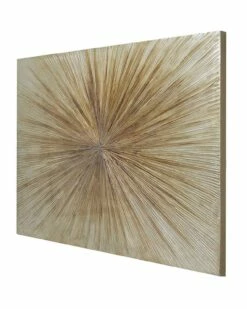 Gold Starburst Canvas Wall Art -Ideal Shop 4301281a c597 4017 8e26 efc59123dfe3
