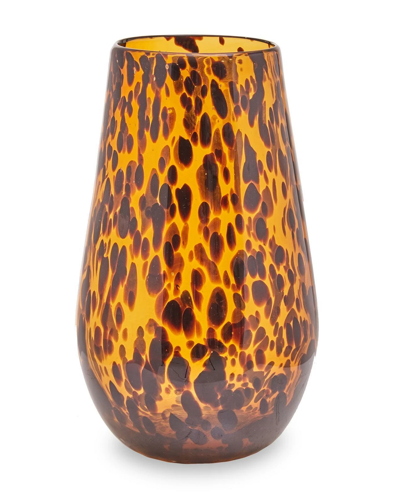 Zoey Tortoiseshell Glass Vase 4 Zoey Tortoiseshell Glass Vase - Image 2