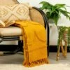 Furn Jakarta Tufted Tassel Throw Ochre -Ideal Shop 4 0d430b12 9a48 41b1 876f c7da3c37a0c8
