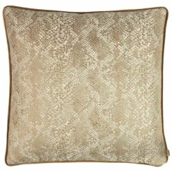 Kai Viper Rust Snakeskin Print Filled Cushions