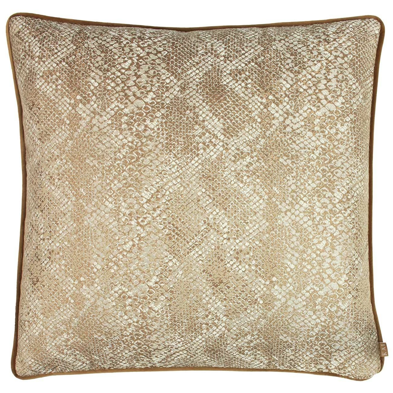 Kai Viper Rust Snakeskin Print Filled Cushions 3 Kai Viper Rust Snakeskin Print Filled Cushions