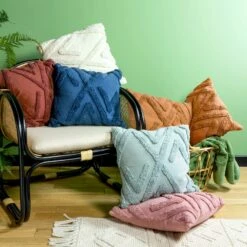 Furn Kamjo Geometric Tufted Blush Cushion Cover 20" X 20" -Ideal Shop 4 66538ae7 109d 4787 85b2 faedb5de03a9