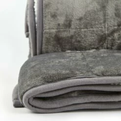 Sherpa Fleece Weighted Blanket Grey -Ideal Shop 4 7426869f 1e7e 4693 8f87 0f2111b5dd3f