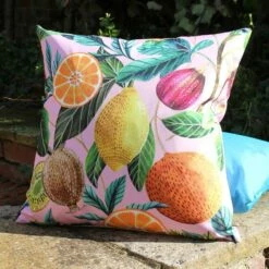 Citrus Fruit Outdoor Cushion Cover 17" X 17"
