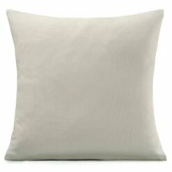 Velvet Chenille Cream Cushion Cover 18" X 18"