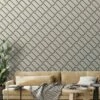 Linear Curve Geometric Cream Wallpaper -Ideal Shop 50245bbf bb1d 4e86 99a8 0dc053b269bc