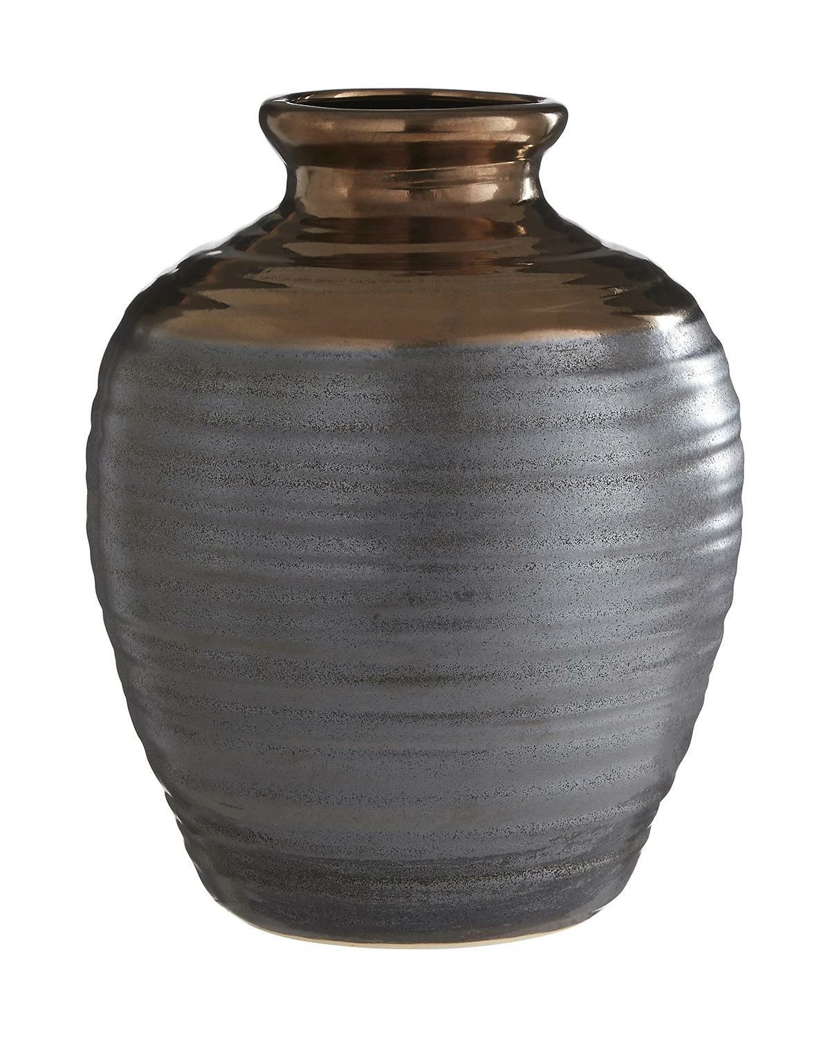 Copper Geometric Ceramic Large Vase 3 Copper Geometric Ceramic Large Vase