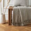 Hayden 100% Recycled Cotton Natural Throws