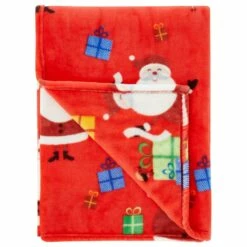 Santa's Christmas Presents Fleece Throw Red 11 Santa's Christmas Presents Fleece Throw Red -Ideal Shop 5 98893b61 e2c3 4111 af8d ece6b3d4eea9