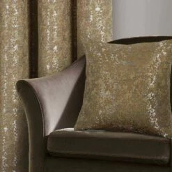 Nova Jacquard Gold Cushion Cover 18" X 18"