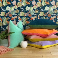 Furn Tanda Reversible Velvet Mint Pink Feather Filled Cushion 10 Furn Tanda Reversible Velvet Mint Pink Feather Filled Cushion -Ideal Shop 6 aabd0540 18b0 4543 9b6c 2481b16d09e9