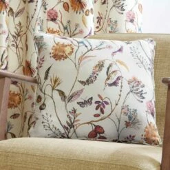 Grove Floral Multicolour Cushion Cover 18" X 18"