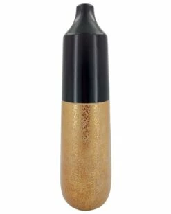Large Gaia Gold & Black Vase -Ideal Shop 737056c2 5087 429d a339 10f1c0c9b72f