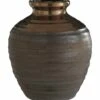 Copper Ribbed Ceramic Small Vase -Ideal Shop 75756af9 db69 4970 a5b6 04c88ed5f3e7