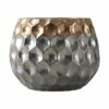 Honeycomb Hexagon Porcelain Planter - Dark Silver/Copper -Ideal Shop 797d835c cbe1 43da 8acc dfe6b4eb6050