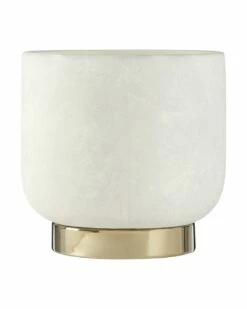 Gold Ringed Large Luxury Planter