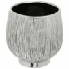 Textured Silver Ceramic Tate Large Planter -Ideal Shop 825cefd4 d8fc 4c2e 8587 3cb2557515fc