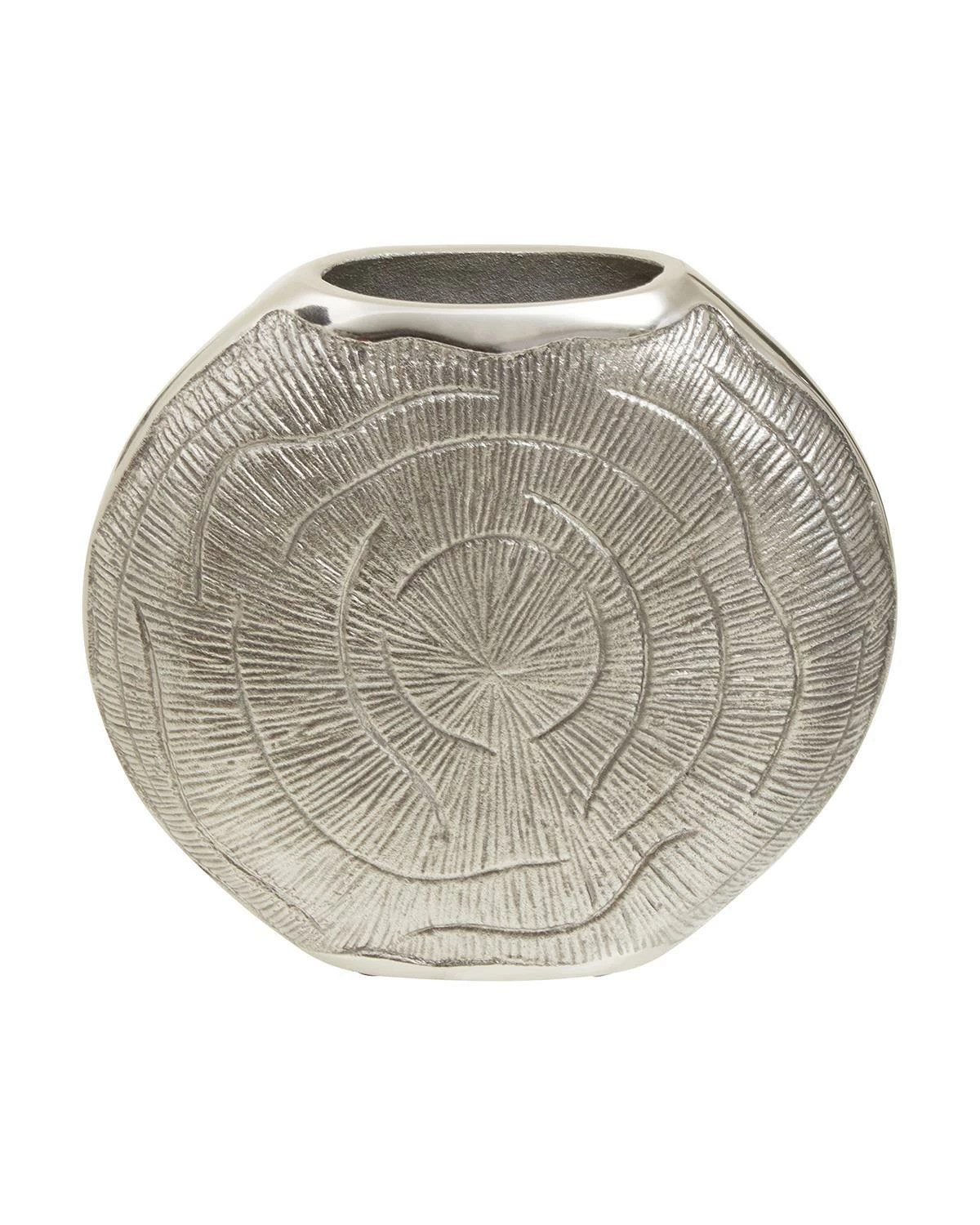 Balloch Small Oak Effect Silver Vase 3 Balloch Small Oak Effect Silver Vase