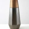 Black And Gold 3D Geometric Large Vase -Ideal Shop 9a7d50a8 433d 4152 be85 6dbc12d62441