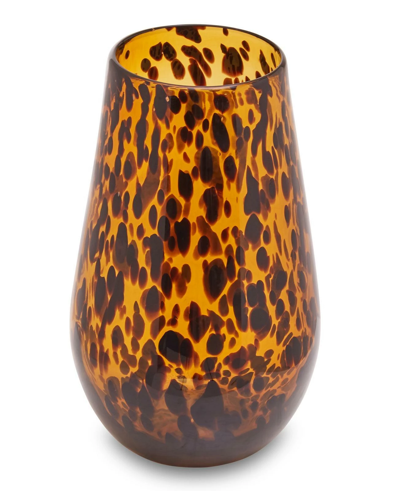 Zoey Tortoiseshell Glass Vase 8 Zoey Tortoiseshell Glass Vase - Image 6