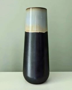 Ideal Santorini Grey Glaze 34cm Large Vase