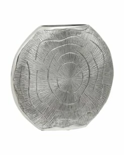 Balloch Large Oak Effect Silver Vase