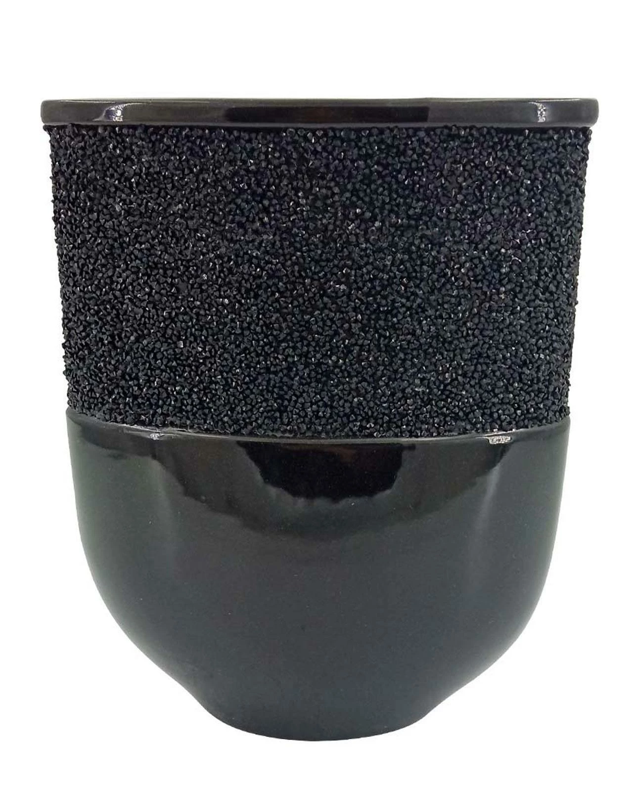 Obsidian Ellipse Glazed Vase 10 Obsidian Ellipse Glazed Vase - Image 8