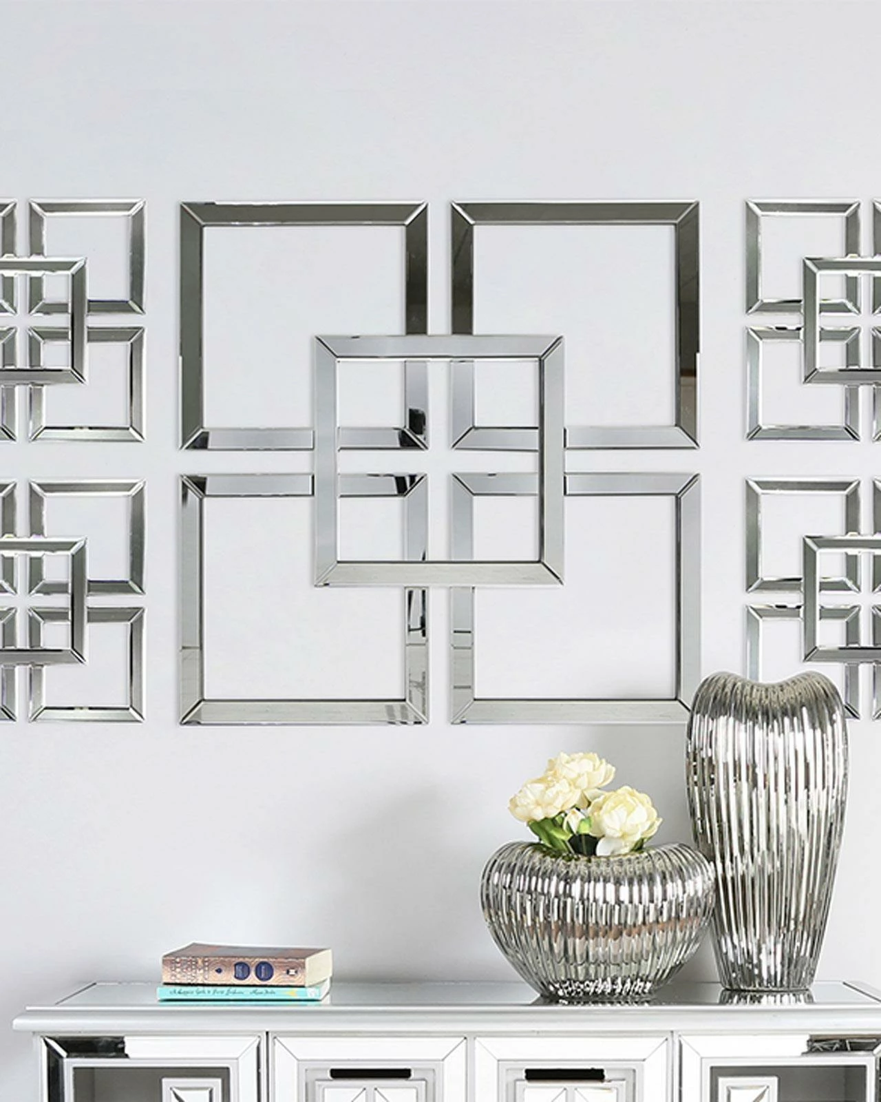 Large Art Deco Mirrored Wall Art 3 Large Art Deco Mirrored Wall Art