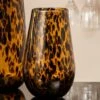 Zoey Tortoiseshell Glass Vase -Ideal Shop ace900dc 6d10 4994 9448 4383b8a11b09