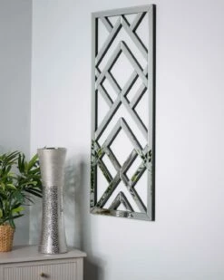Linear Geo Mirrored Wall Art