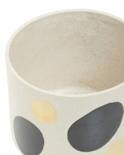 Soho Large Ceramic Plant Pot White & Gold -Ideal Shop ae727748 daff 4e92 b5c3 04c2040b33da