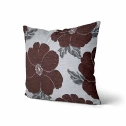 Ideal Kira Poppy Aubergine Cushion Covers 22" X 22" 13 Ideal Kira Poppy Aubergine Cushion Covers 22" X 22" -Ideal Shop aubergine 4 93df356f bf09 44cf b1ea 54390dde30d1