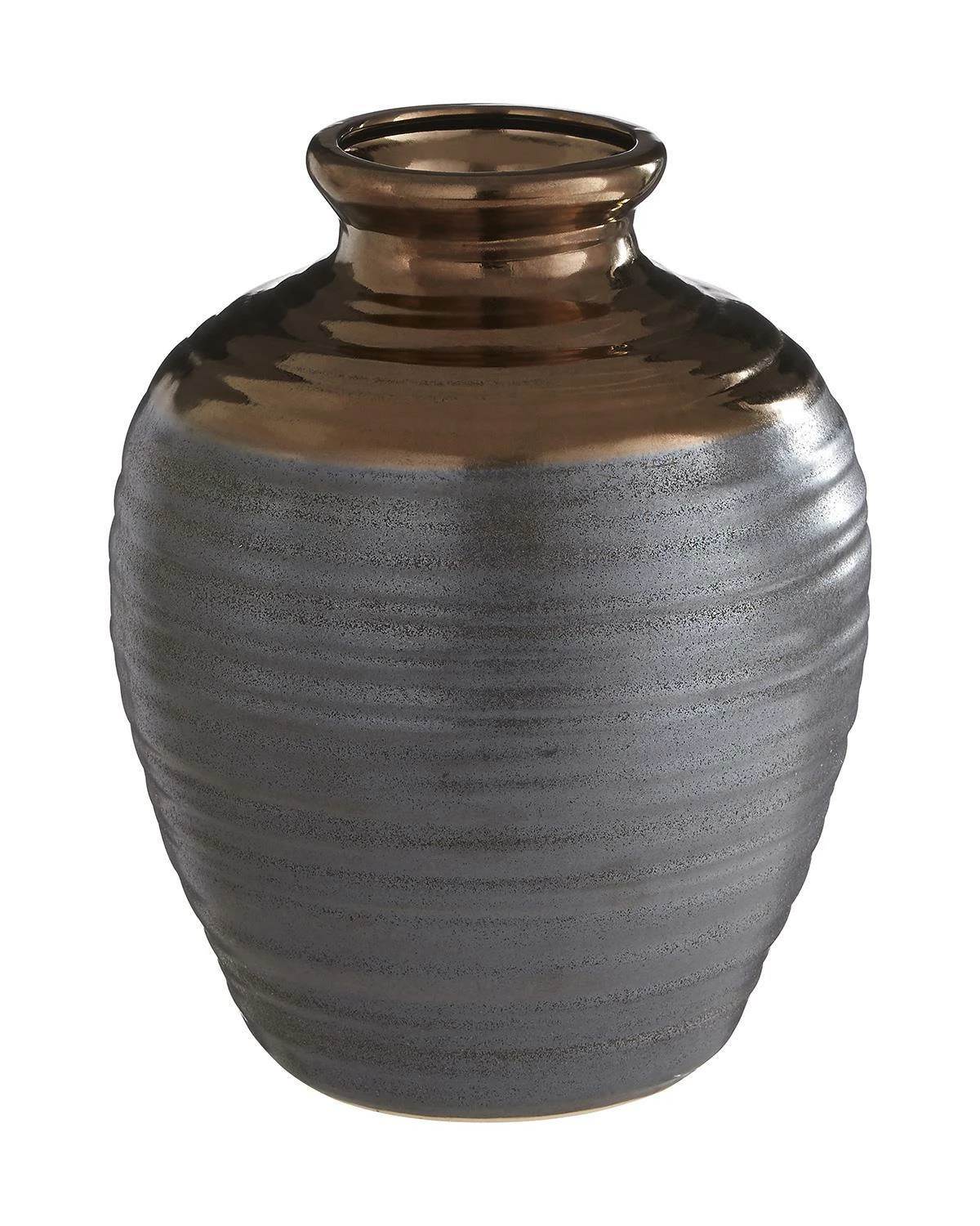 Copper Geometric Ceramic Large Vase 4 Copper Geometric Ceramic Large Vase - Image 2