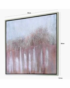 Large Abstract Pink Textured Canvas With Crystals -Ideal Shop b6b8d7c6 46f6 4cbf 909e c038f4b14bc4