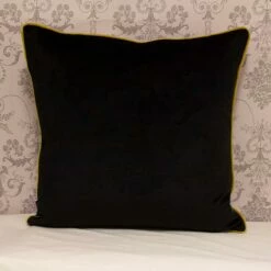 Cerana Embroidered Bee Velvet Black Filled Cushions 20'' X 20'' -Ideal Shop black 4 b7a749e3 35dc 49b0 876c 26cd8aa40bb6