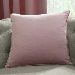 Montrose Velvet Blush Cushion Covers 17'' X 17''