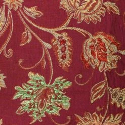 Zurich Floral Jacquard Burgundy Filled Cushions 22'' X 22'' -Ideal Shop burgundy 2 ffeaece4 7c02 4157 8939 0f17564f5edf