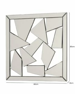 Large Shatter Mirror Wall Art -Ideal Shop ce1603ef c070 4a59 8114 73eefddcb49d