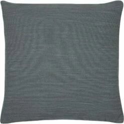Dalton Slubbed Charcoal Cushion Cover 17'' X 17''