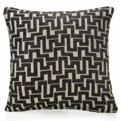 Novo Chenille Charcoal Cushion Cover 18'' X 18''