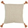 Furn Ezra Woven Stripe Coral Cushion Cover 20'' X 20'' -Ideal Shop coral 1 c8b046ba 1b2e 4f66 a9cf ca2a6dd8f755