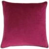 Meridian Piped Velvet Cranberry & Mocha Cushion Covers 22'' X 22'' 1 Meridian Piped Velvet Cranberry & Mocha Cushion Covers 22'' X 22'' -Ideal Shop cranberrymocha 1