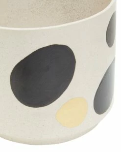 Soho Large Ceramic Plant Pot White & Gold -Ideal Shop d07caf34 3ad8 4c7e a67c 15b1fed42373