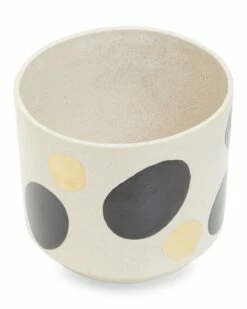 Soho Large Ceramic Plant Pot White & Gold -Ideal Shop d9755daa c782 4f27 b684 f4e537782fea