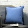 Kilbride Plain Denim Blue Cushion Cover 17" X 17" 2 Kilbride Plain Denim Blue Cushion Cover 17" X 17" -Ideal Shop denim 8