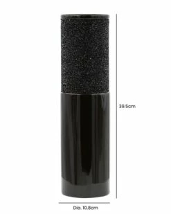 Obsidian Cylinder Glazed Vase -Ideal Shop e4c9c159 7be9 4ab3 b347 dc341c8a8ec3