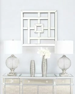 Geometric Mirrored Wall Art