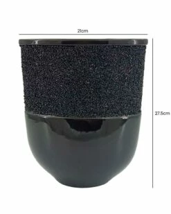 Obsidian Ellipse Glazed Vase 21 Obsidian Ellipse Glazed Vase -Ideal Shop ee70e356 43af 4338 a87b 3de55b15e1d8