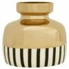 Small Suvi Monochrome Stripe Gold Vase 1 Small Suvi Monochrome Stripe Gold Vase -Ideal Shop fa7558bf d100 4ef6 901a d411b946fa7f